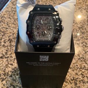 Ativa Black Men's Chronograph Watch